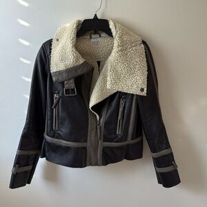 TOBI faux leather jacket